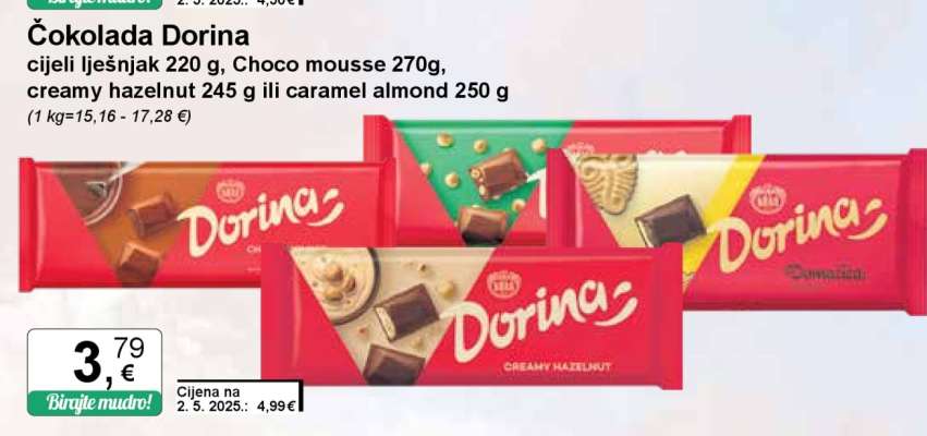 Čokolada Dorina