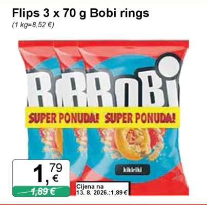 Flips 3 x 70 g Bobi rings