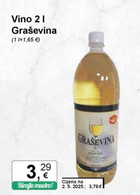 Vino 2 l Graševina