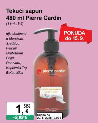 Tekući sapun 480 ml Pierre Cardin