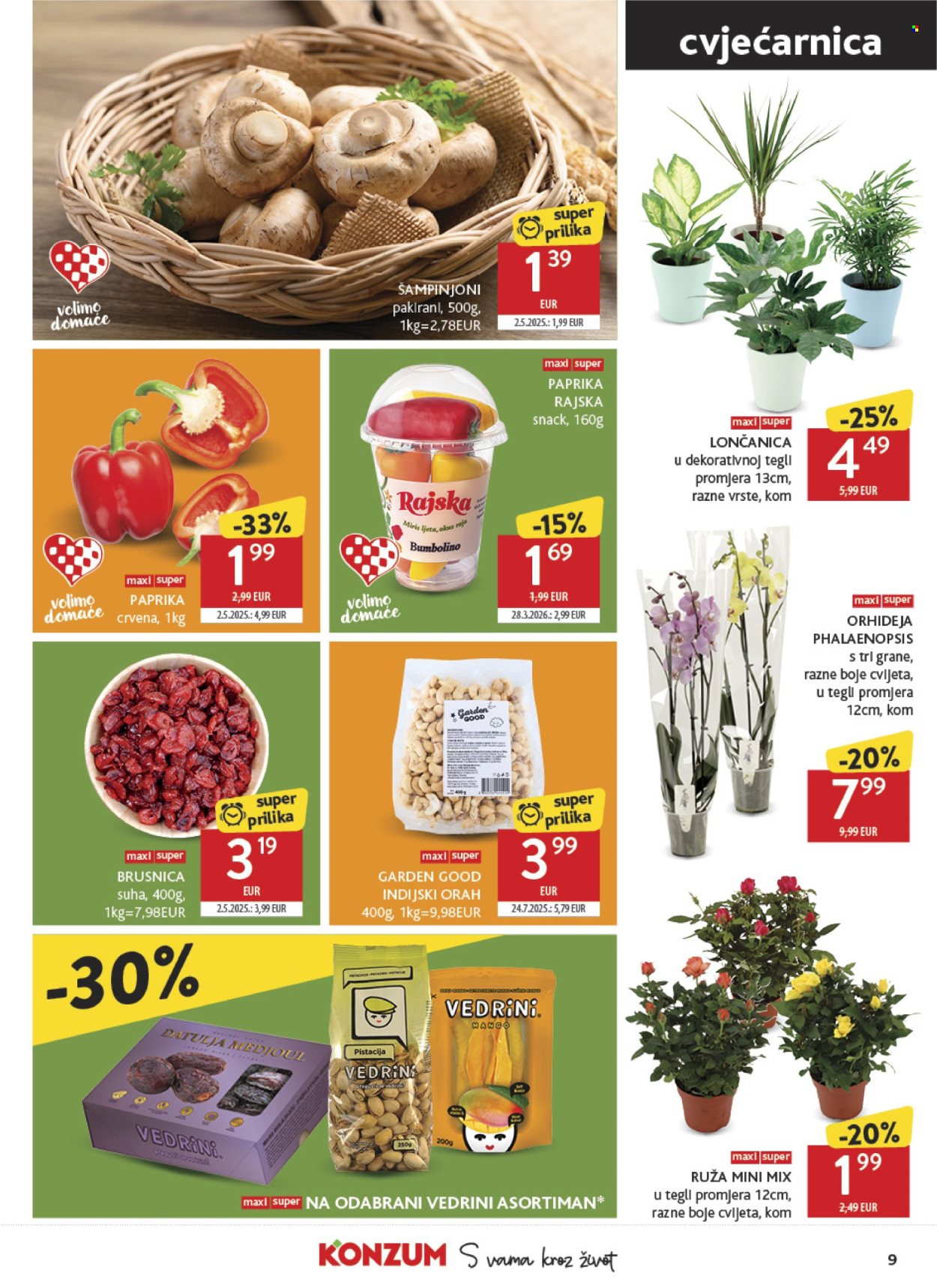 Leták Konzum - 26.8.2026 - 1.9.2026. Strana 9
