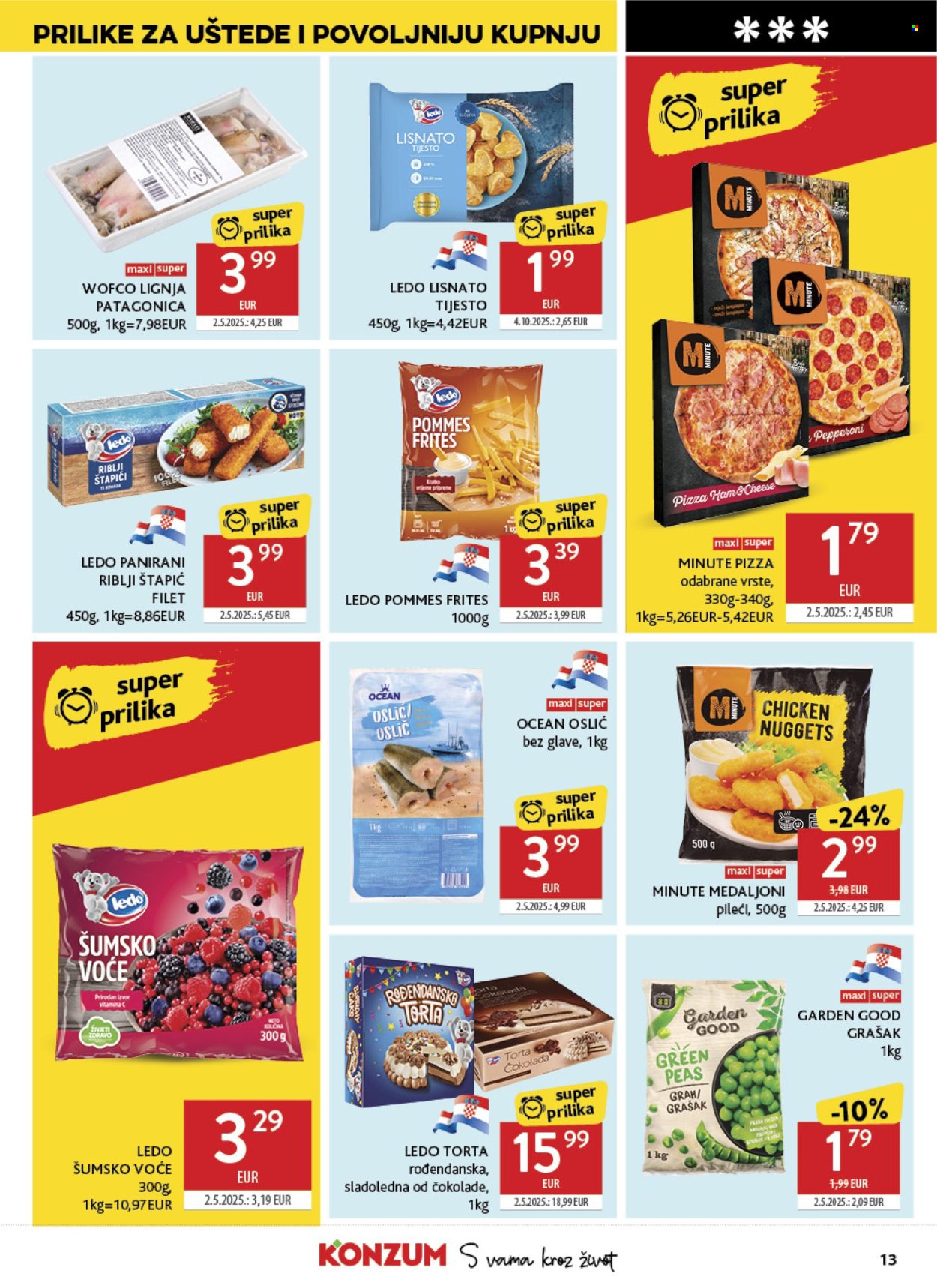 Leták Konzum - 26.8.2026 - 1.9.2026. Strana 13