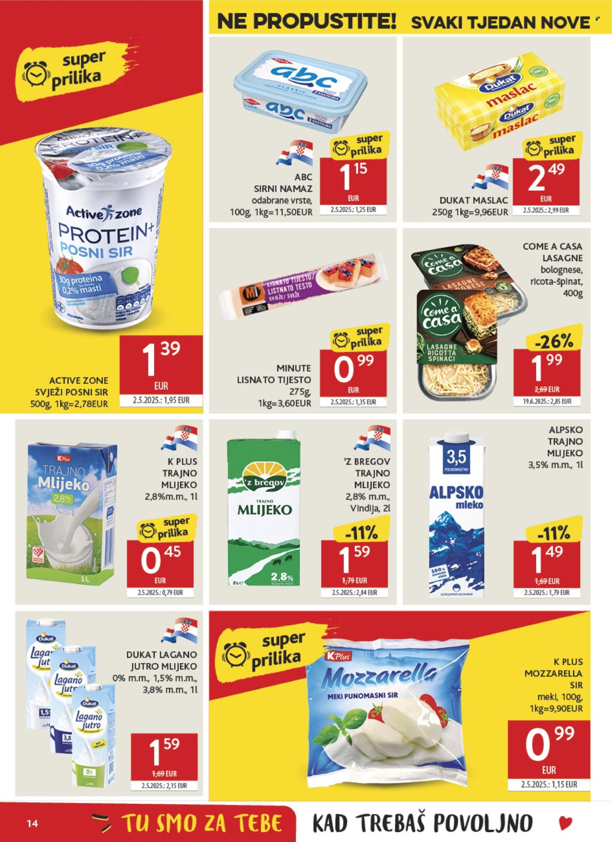 Leták Konzum - 26.8.2026 - 1.9.2026. Strana 14