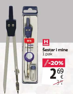 Šestar i mine