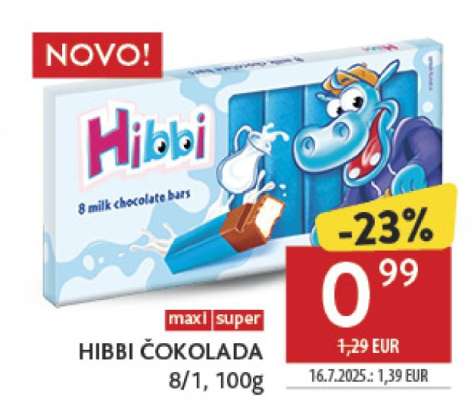 HIBBI ČOKOLADA