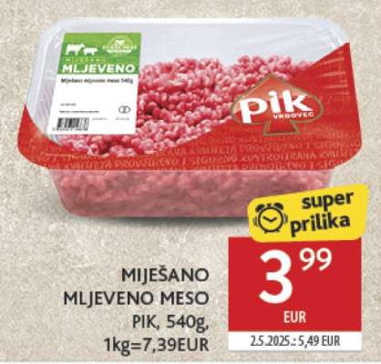 MIJEŠANO MLJEVENO MESO