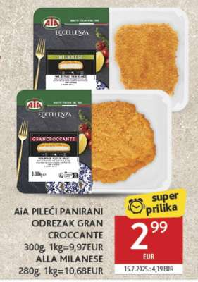AiA PILEĆI PANIRANI ODREZAK GRAN CROCCANTE