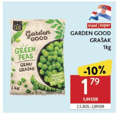 GARDEN GOOD GRAŠAK 1kg