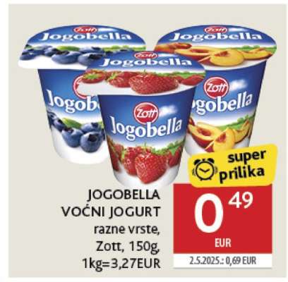 JOGOBELLA VOĆNI JOGURT
