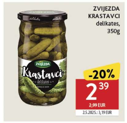 ZVIJEZDA KRASTAVCI delikates 350g