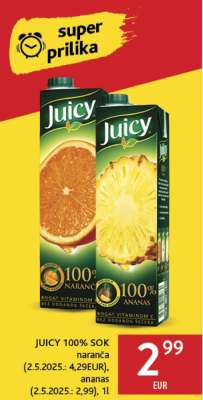 JUICY 100% SOK
