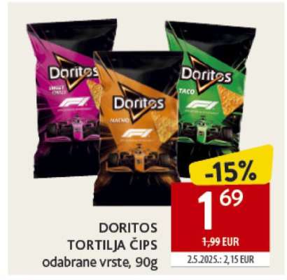 DORITOS Tortilja čips