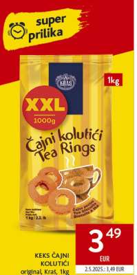 Keks Čajni kolutići