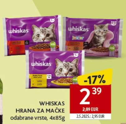 WHISKAS Hrana za mačke