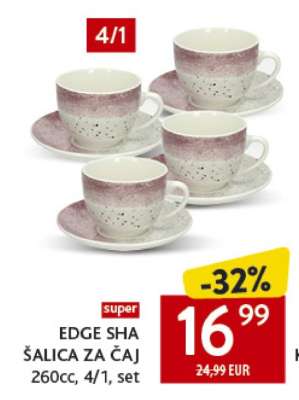 EDGE SHA ŠALICA ZA ČAJ