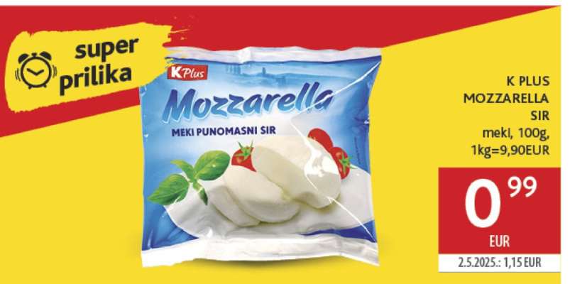 K PLUS MOZZARELLA SIR