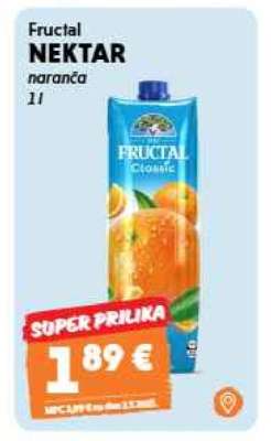 Fructal NEKTAR naranča