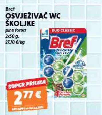 BREF OSVJEŽIVAČ WC ŠKOLJKE