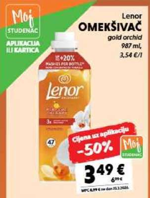 Lenor OMEKŠIVAČ gold orchid