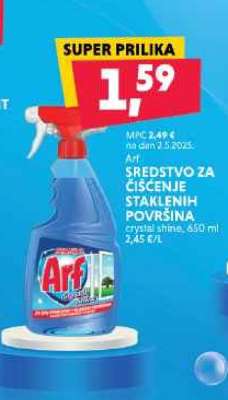 ARF SREDSTVO ZA ČIŠĆENJE STAKLENIH POVRŠINA