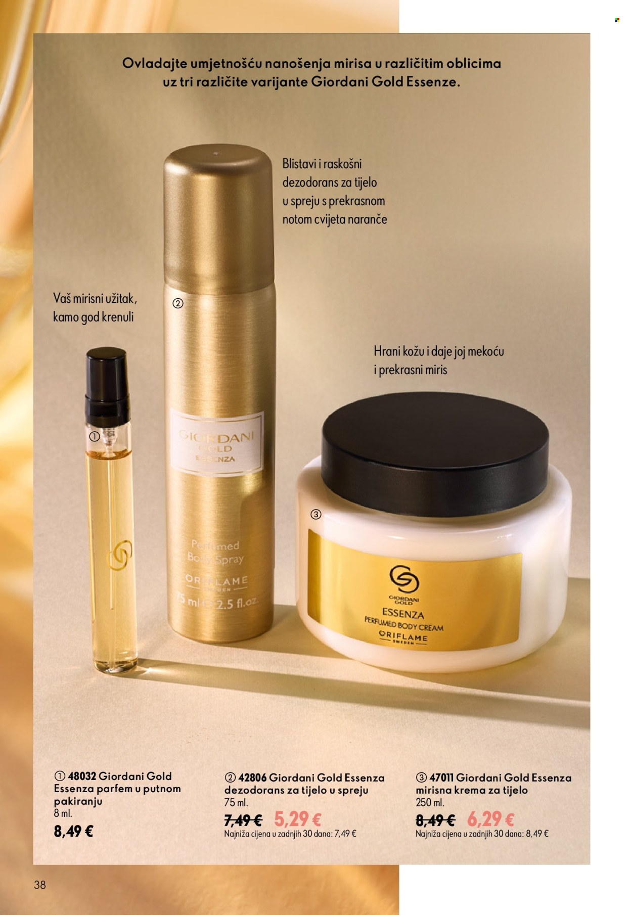 Leták Oriflame - 26.8.2026 - 15.9.2026. Strana 38