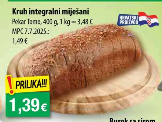 Kruh integralni miješani