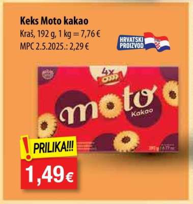Keks Moto kakao