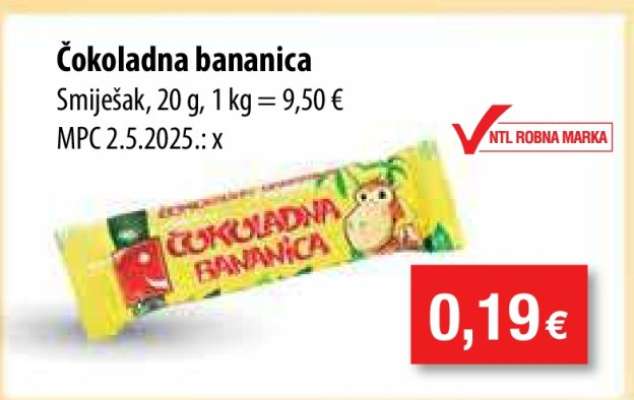 Čokoladna bananica