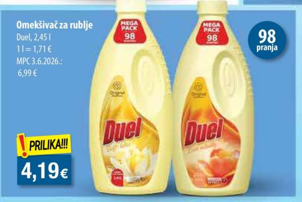 DUEL Omekšivač za rublje