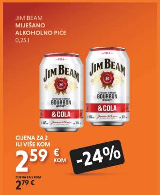 Jim Beam Miješano Alkoholno Piće