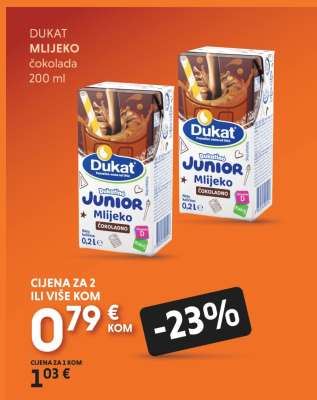 Dukat Mlijeko čokolada 200 ml