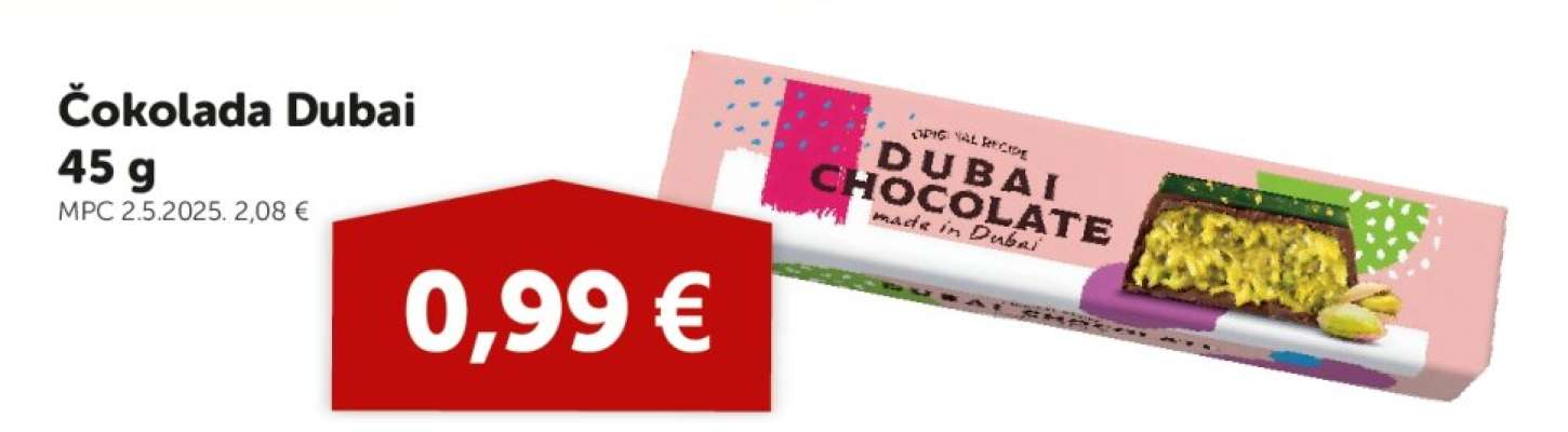 Čokolada Dubai