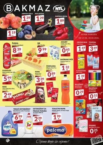 Bakmaz katalog - 27.08.2026. - 30.08.2026.