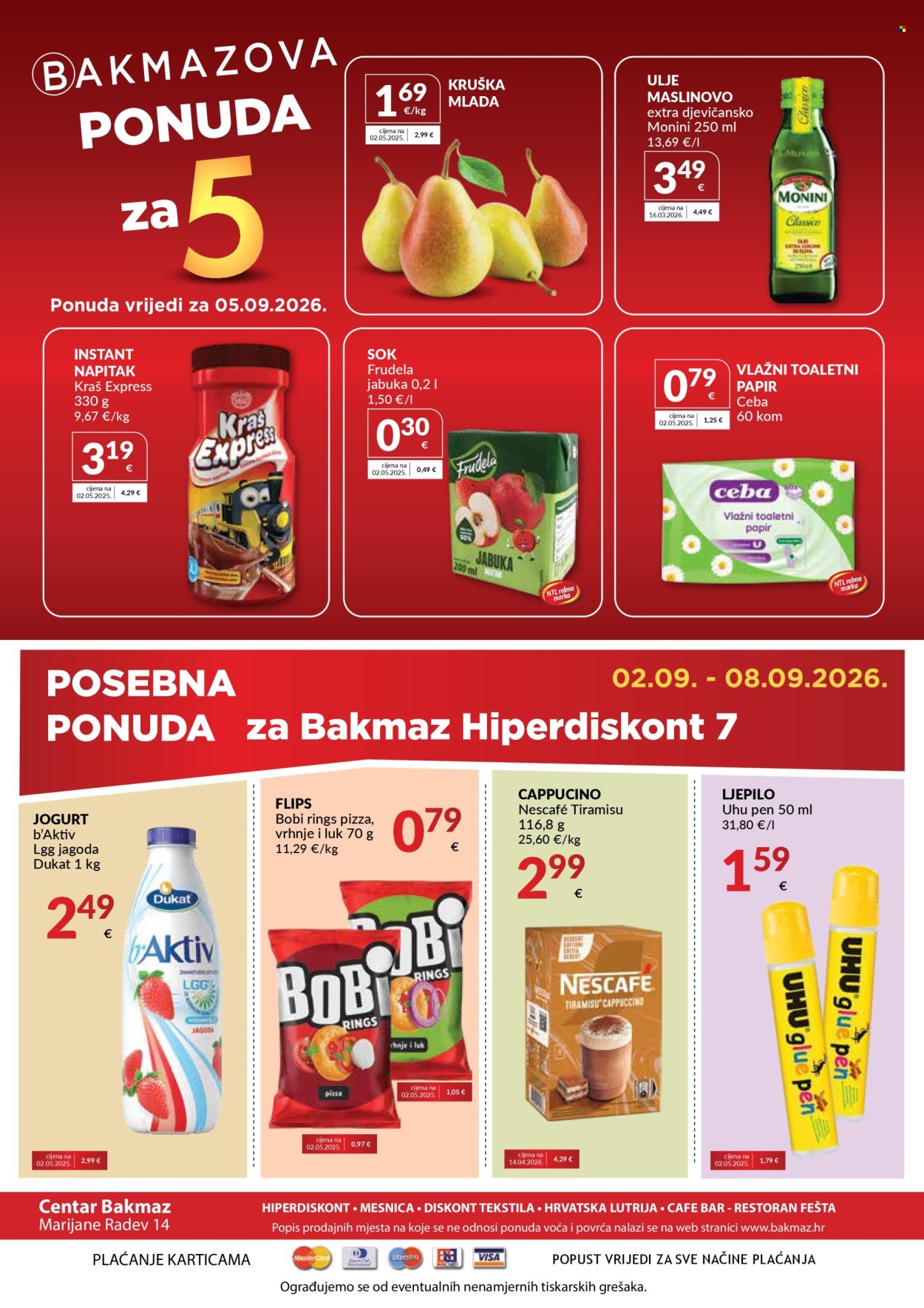 Leták Bakmaz - 2.9.2026 - 8.9.2026. Strana 8