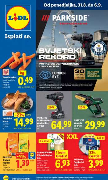 Lidl katalog - 31.08.2026. - 06.09.2026.
