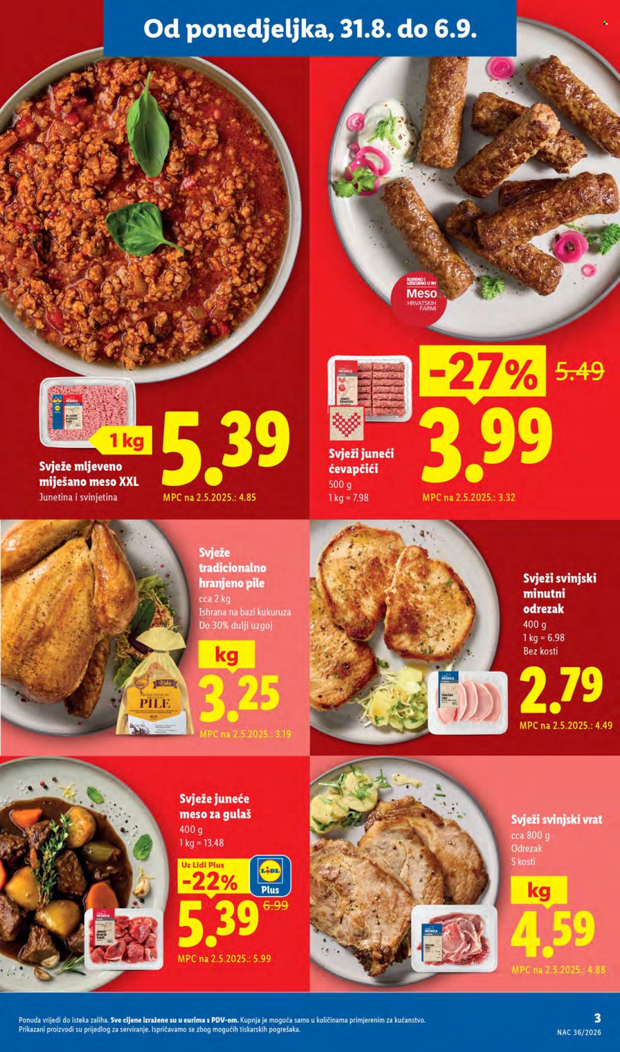 Leták Lidl - 31.8.2026 - 6.9.2026. Strana 3