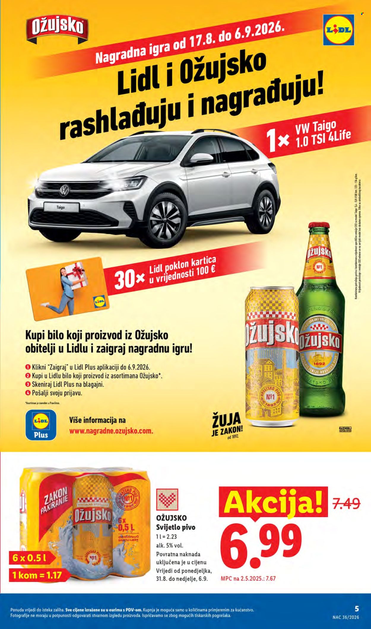 Leták Lidl - 31.8.2026 - 6.9.2026. Strana 5