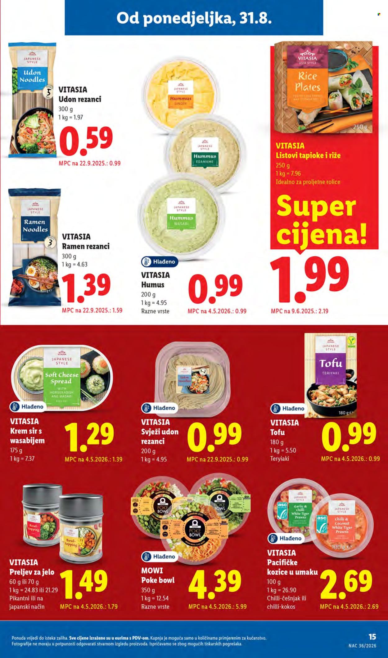 Leták Lidl - 31.8.2026 - 6.9.2026. Strana 15
