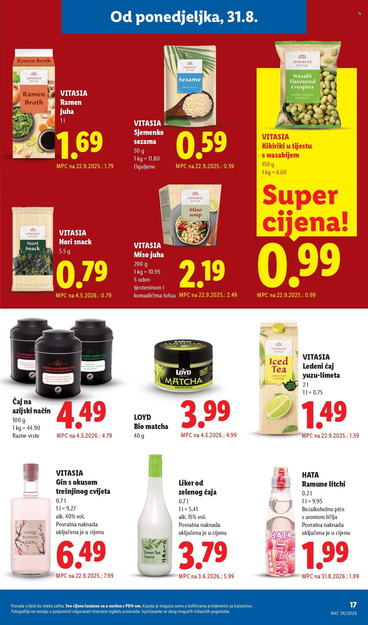 Lidl katalog - 31.08.2026. - 06.09.2026. Stranica 17