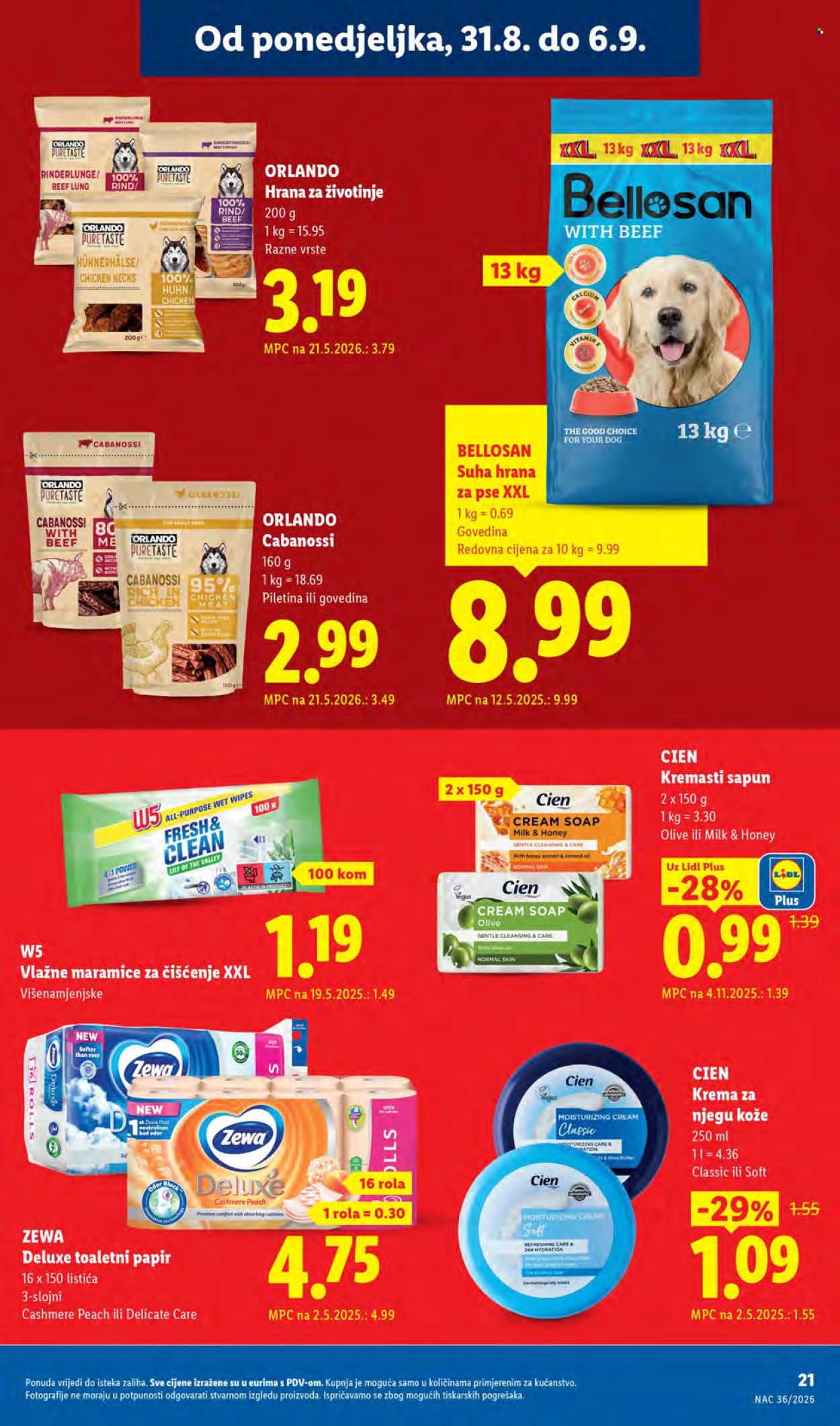 Leták Lidl - 31.8.2026 - 6.9.2026. Strana 21