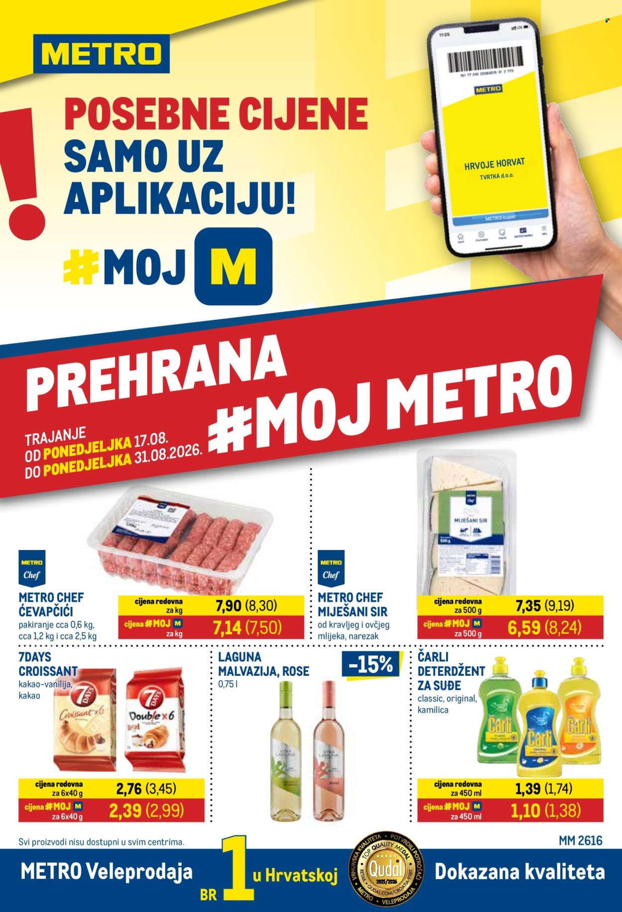 Leták Metro - 17.8.2026 - 31.8.2026. Strana 1