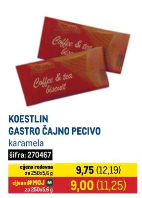 KOESTLIN GASTRO ČAJNO PECIVO