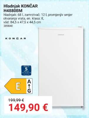 Hladnjak KONČAR H4880BM