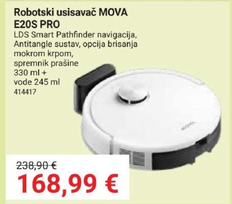 Robotski usisavač MOVA E20S PRO