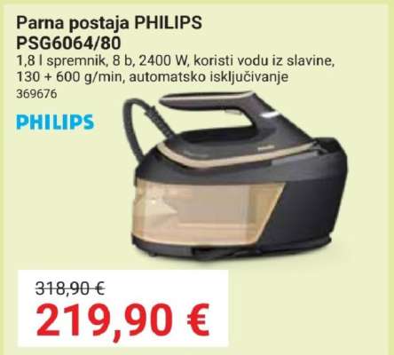 Parna postaja PHILIPS PSG6064/80