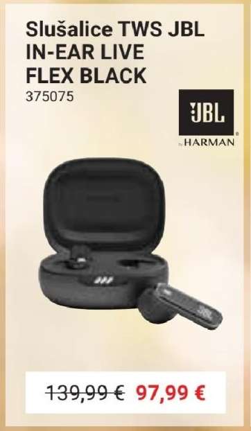 Slušalice TWS JBL IN-EAR LIVE FLEX BLACK