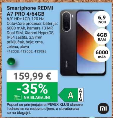 Smartphone REDMI A7 PRO 4/64GB