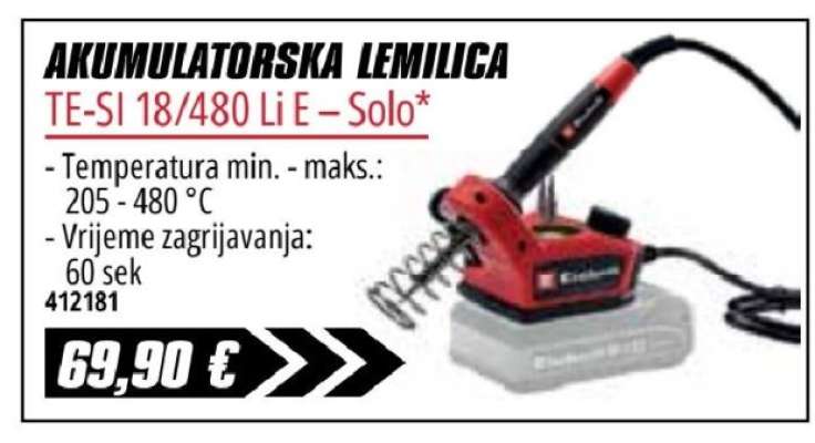 TE-SI 18/480 Li E – Solo