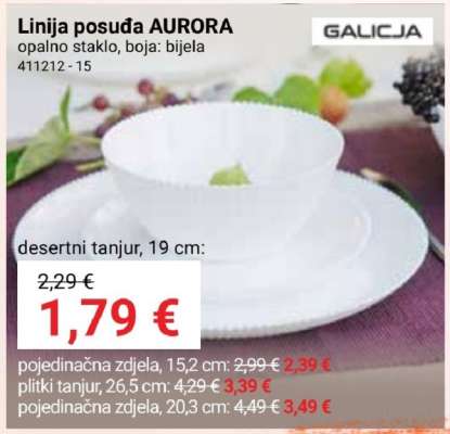 Linija posuđa AURORA