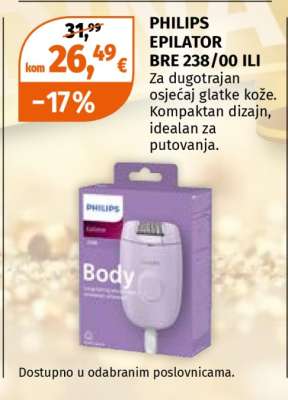 PHILIPS EPILATOR BRE 238/00 ILI